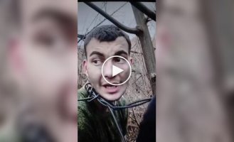 Russian military punished a fellow soldier: tied him to a tree with metal wire and left him to die