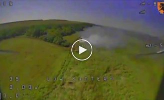 Ukrainian FPV drones attack Russian armored vehicles in the Svatov direction