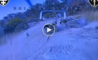 Бойцы атакуют дронами оккупантов