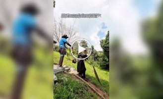 Поклонник фильмов о «Гарри Поттере» полетал на метле