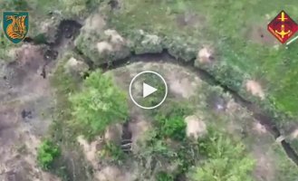 Assault and clearing of an enemy opornik in the Kharkov region by soldiers of the 36th Brigade Brigade