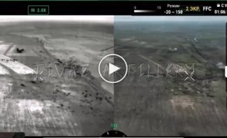 Наші артилеристи точно відпрацювали по колоні ворожої бронетехніки та живій силі супротивника