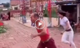 This man could be Jackie Chan's stunt double