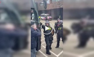 In the Netherlands, police used pepper spray on fans after a match