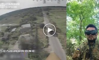 Escadron strikes Russian equipment with the help of kamikaze drones