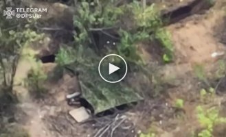 Border guards destroyed an enemy observation post