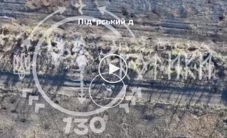 Ukrainian defenders for the first time destroyed a Russian drone with a precise munition drop