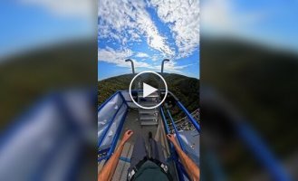 Прыжок с одного из самых высоких автомобильных мостов в США