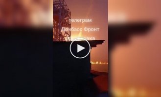 Missile attack on a hydroelectric power station on the Dnieper