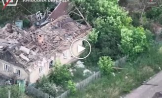Soldiers of the 5th Separate Motorized Brigade destroyed enemy shelters along with Russians in the Kramatorsk direction
