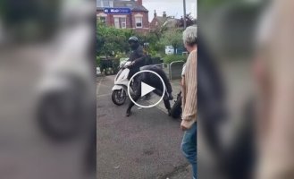 Grandmothers thwarted motorcycle theft