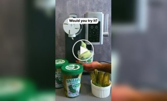 In the US, they make ice cream with the taste of pickles
