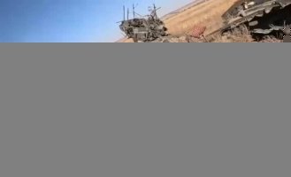 Kremlin propagandists film the destroyed newest Russian T-90 Proriv tank with dynamic protection made of ordinary brick