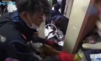 Уборщики нашли в заваленной мусором квартире старую картошку фри, которая выглядела свежей