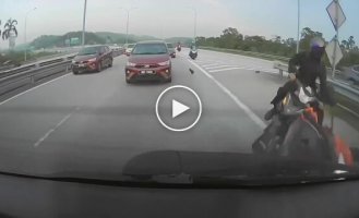 Хаотичные мотоциклисты