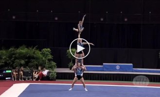 Классные трюки в гимнастике