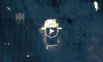 Drone operators of the 24th Mechanized Infantry Brigade destroy enemy equipment and invaders at night