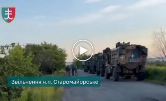 Liberation of Staromayorsky by Marines of the 35th Brigade of Ukraine today