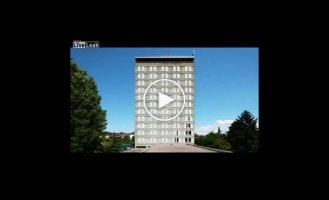 Красивая анимация здания