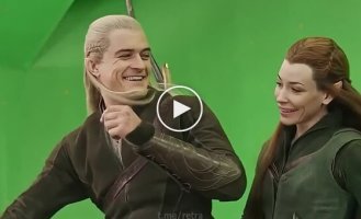Как снималась сцена верховой езды лесных эльфов в «Хоббите»