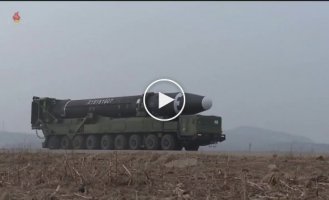 КНДР показала відео запуску балістичної ракети великої дальності Hwasong-15