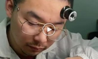 Очень тонкая работа с часами