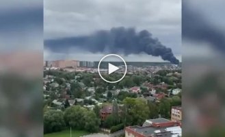 In Ramenskoye near Moscow, a smoke screen (like on the Kerch bridge)