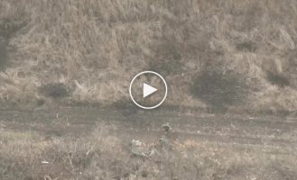 Arrival of a Ukrainian kamikaze drone against a Russian military in the Eastern direction