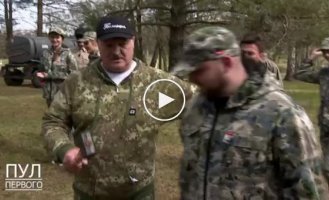 Lukashenka gave the chief propagandist Azarenok a Wagner-type sledgehammer and sipped his cap like a father