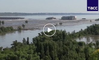 Kakhovskaya HPP is completely destroyed