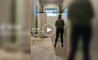 Покраска в ванной закончилась потерей зуба