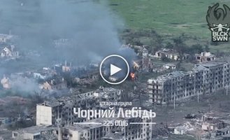 High-rise buildings and the Boris and Gleb Church of the UOC in Chasovoy Yar in the Donetsk region were destroyed by enemy shelling