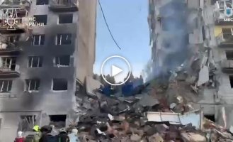 Баллистика вошла настолько глубоко в дом в Киеве, что провалила бетонные перекрытия в подвал, - МВД
