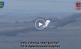 Enemy BMD-4M explodes after being hit by a Ukrainian drone