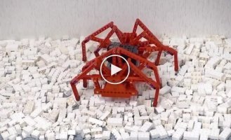 Соревнование шагоходов из конструктора