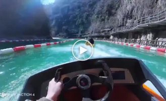 Картинг на воде в Китае