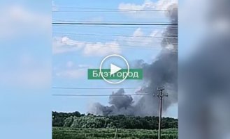 Explosions occurred in the Belgorod region, an ammunition depot caught fire, - media