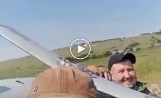 Captured Russian drone