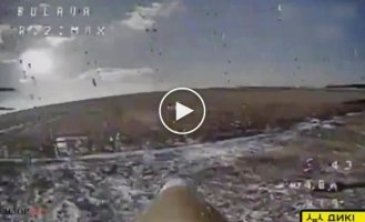 Strike drone Diki Shershni discovered and destroyed Russian self-propelled guns