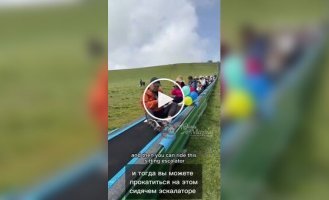 Дівчина поділилася незвичайним способом пересування в Китаї
