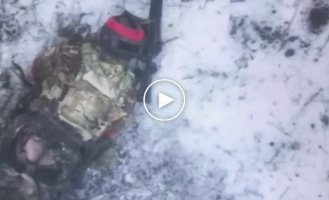 An air reconnaissance unit destroys Russian infantry near Bakhmut