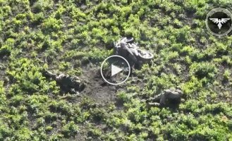 Ukrainian FPV drones destroy Russian motorcyclists in the Avdeevsky direction