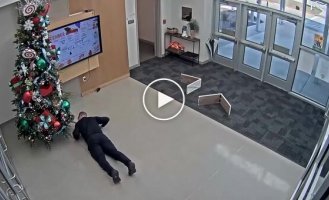 Полицейский из Техаса проиграл битву с рождественской елкой