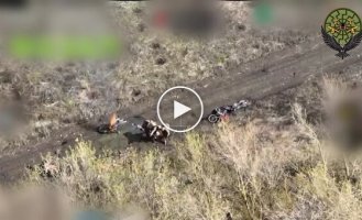 Dronari of the 110th OMBR left occupiers-motorcyclists without transport