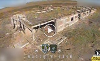 Ukrainian FPV drones attack Russian infantry in the Avdeevsky direction