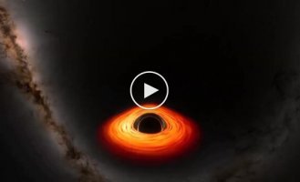 В NASA показали, что будет если попасть в черную дыру