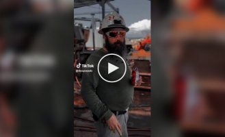 A representative of one of the most dangerous professions in the world showed what he does every day