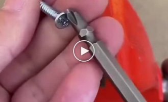 Magnetic bit attachment for screwdriver