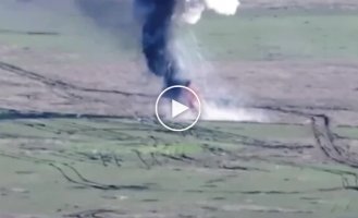 Russian infantry fighting vehicle attack