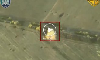 Бійці 414-ї бригади дроном спалили РСЗВ Град окупантів